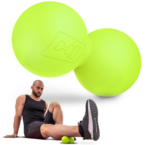 Масажний м'яч  Hop-Sport HS-S063DMB 63 мм lime - фото №2